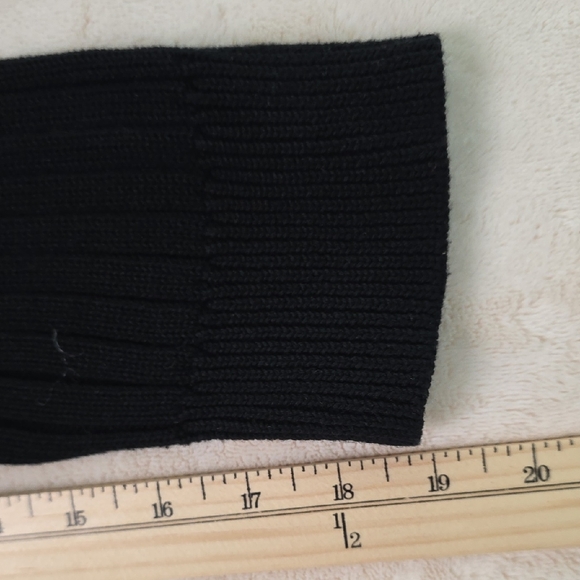 Ralph Lauren Black Ribbed Cotton Sweater - Picture 15 of 16